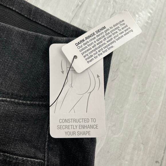 Boutique Plus Black Secretly Sculpting Pull On Skinny Leg Jegging Plus Size 20W - Picture 4 of 10